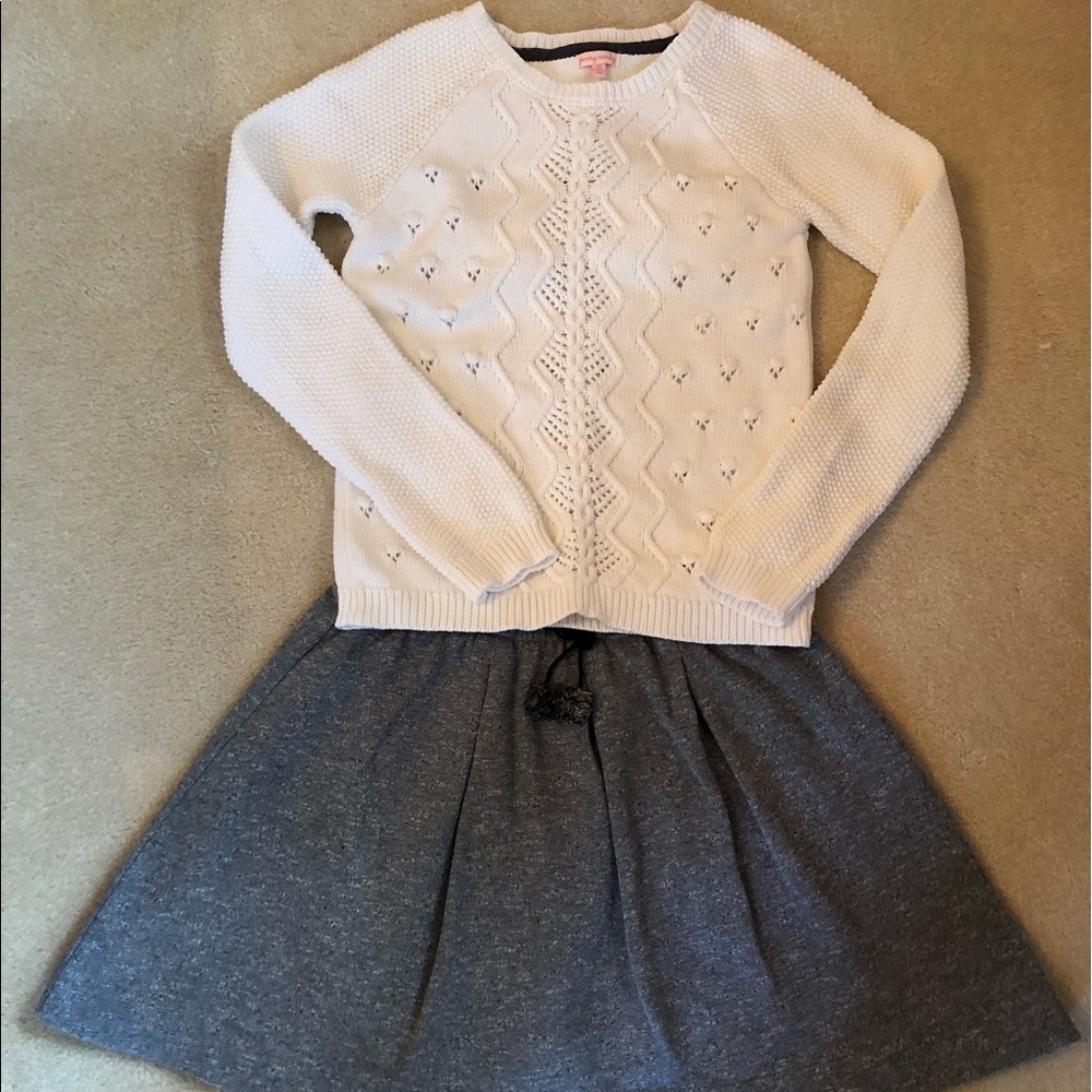 Candy Penny Boutique Brand Sweater/Skirt Size 12